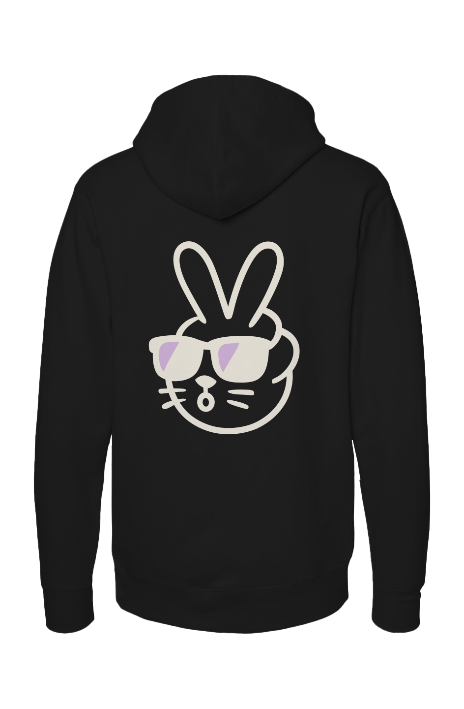 Pastel Speed Racer Peace Bunny Hoody