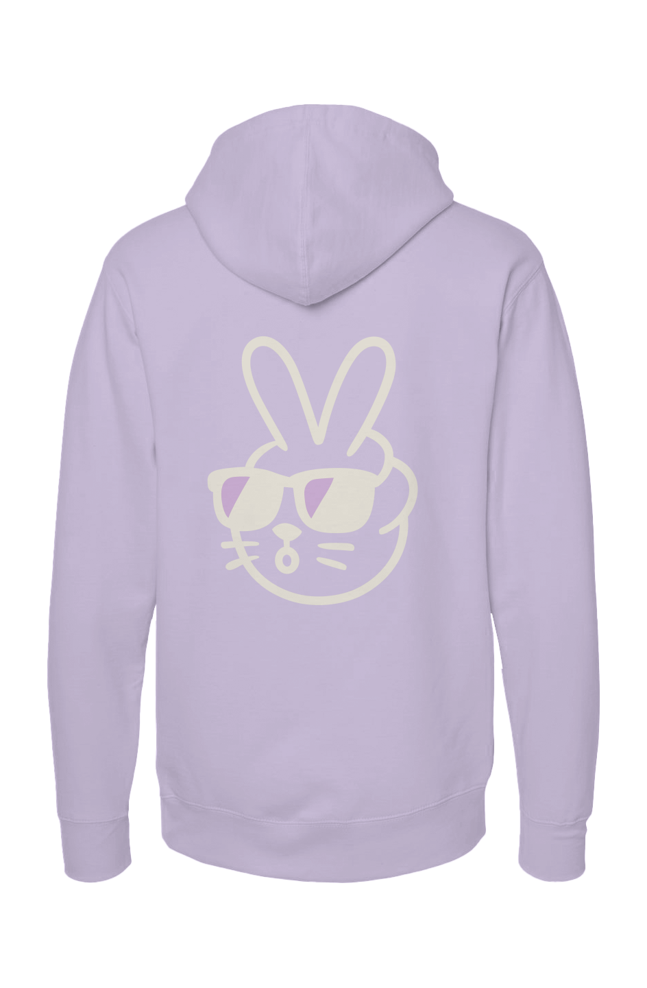 Pastel Speed Racer Peace Bunny Hoody