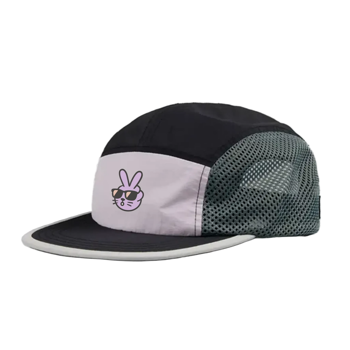The Peace Bunny 5-Panel Runner Cap