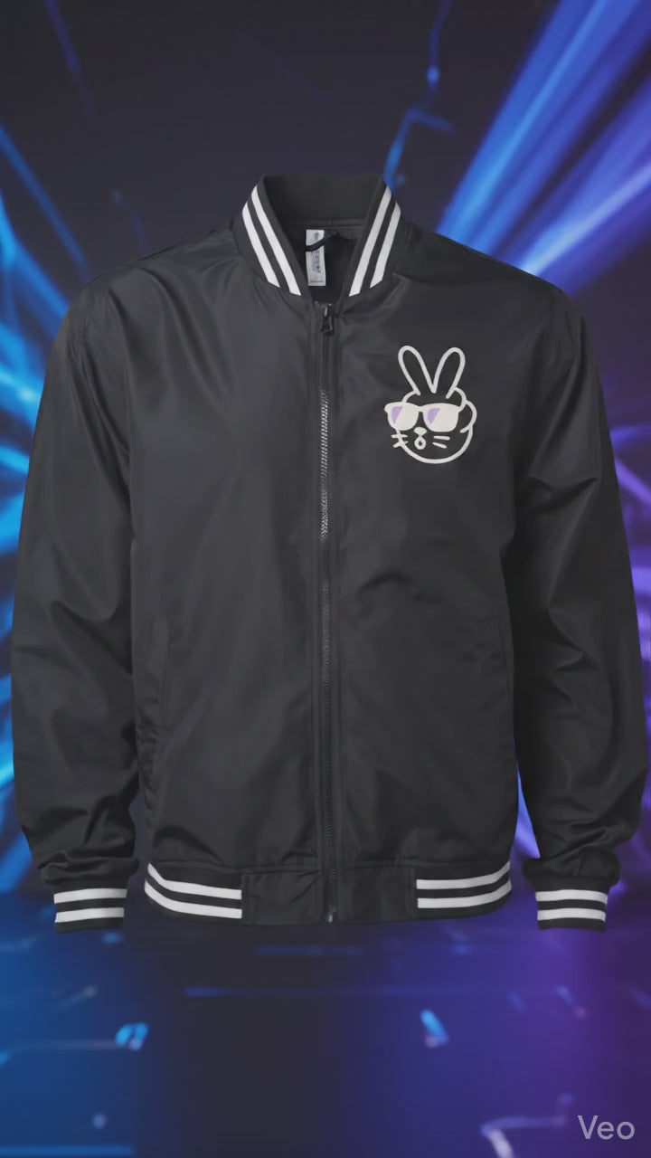 Pastel. Peace Bunny Varsity Windbreaker